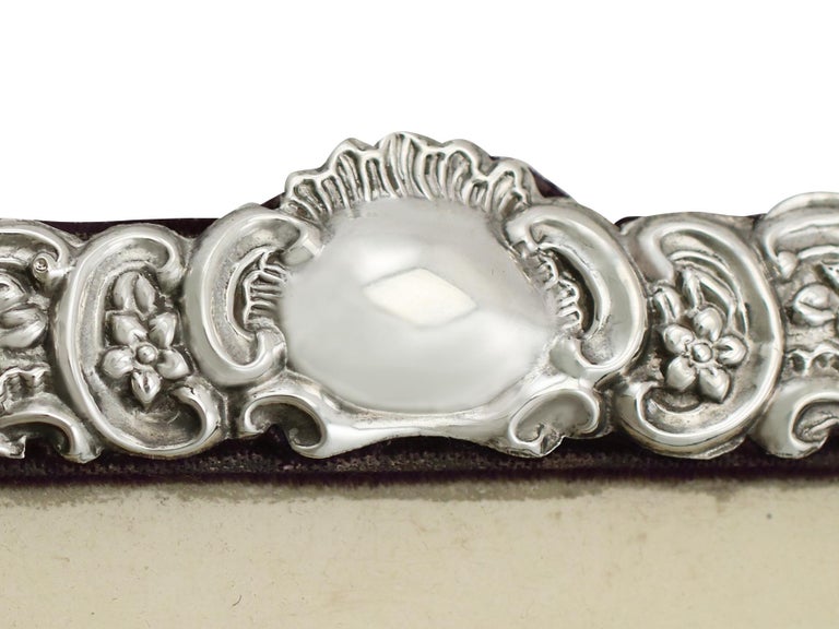 Antique Victorian Sterling Silver Double Photograph Frame, 1900 at 1stDibs