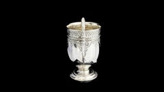 Antique Victorian Sterling Silver Drinking Cup