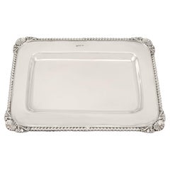 Antique Victorian Sterling Silver Drinks Tray