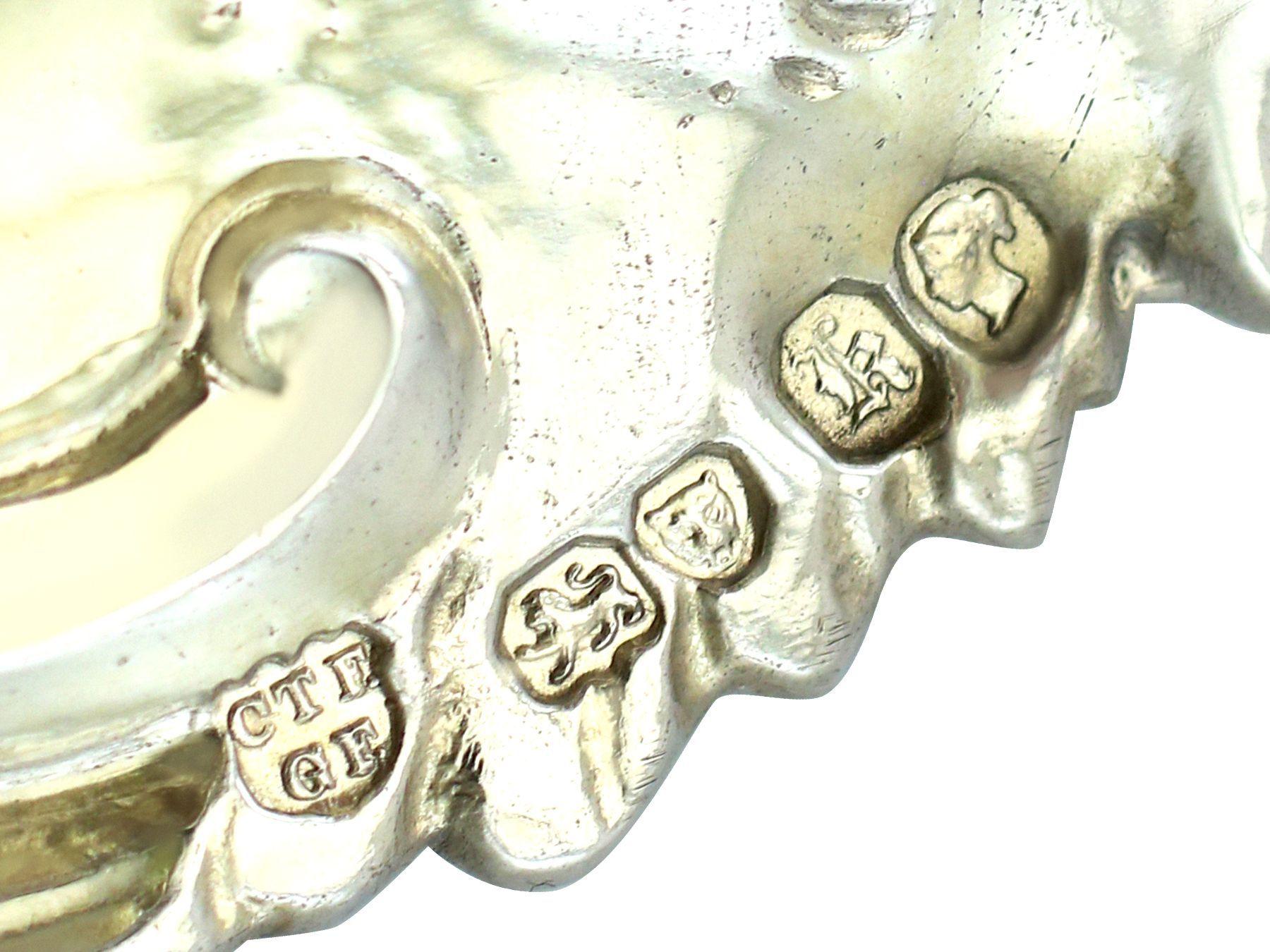 Viktorianische Sterling Silber vergoldet Figural Kerzenhalter im Angebot 5