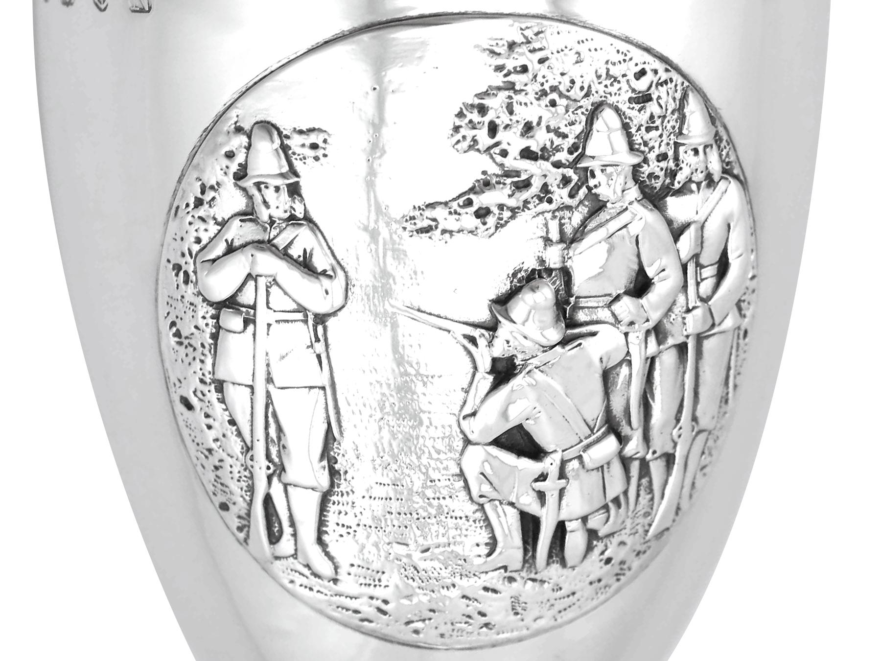 Elkington & Co Ltd Antique Victorian Sterling Silver Goblet For Sale 2