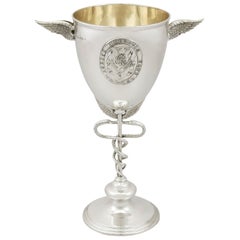 Antique Victorian Sterling Silver Goblet by James Dixon & Sons Ltd