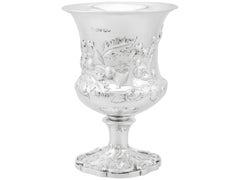 Antique Victorian Sterling Silver Goblet by Joseph & Albert Savory