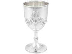 Antiker viktorianischer Kelch aus Sterlingsilber