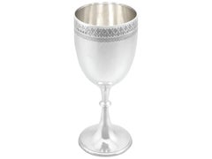 Antique Victorian Sterling Silver Goblet
