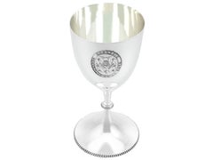 Antique Victorian Sterling Silver Goblet