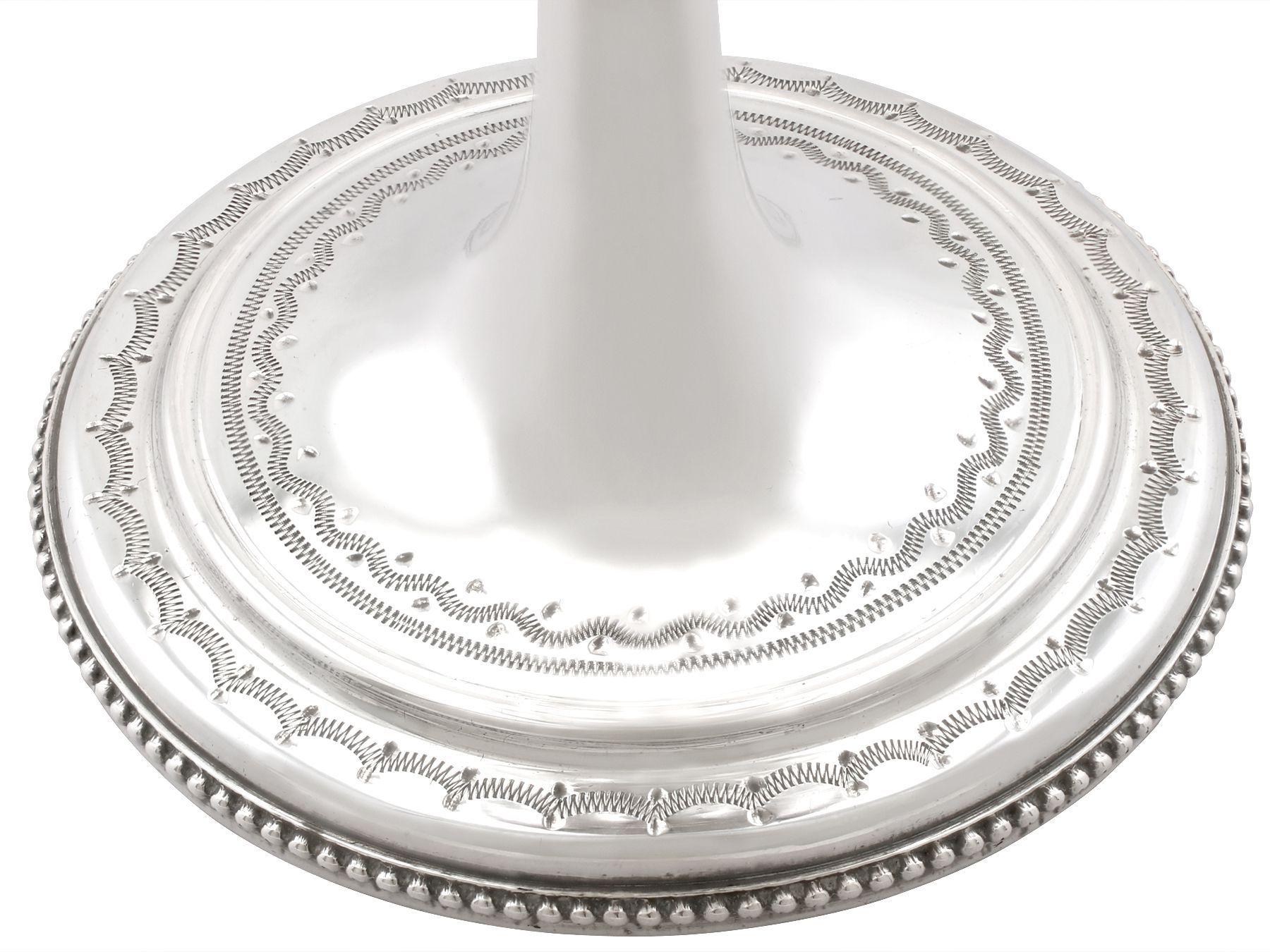 Antique Victorian Sterling Silver Goblet 1
