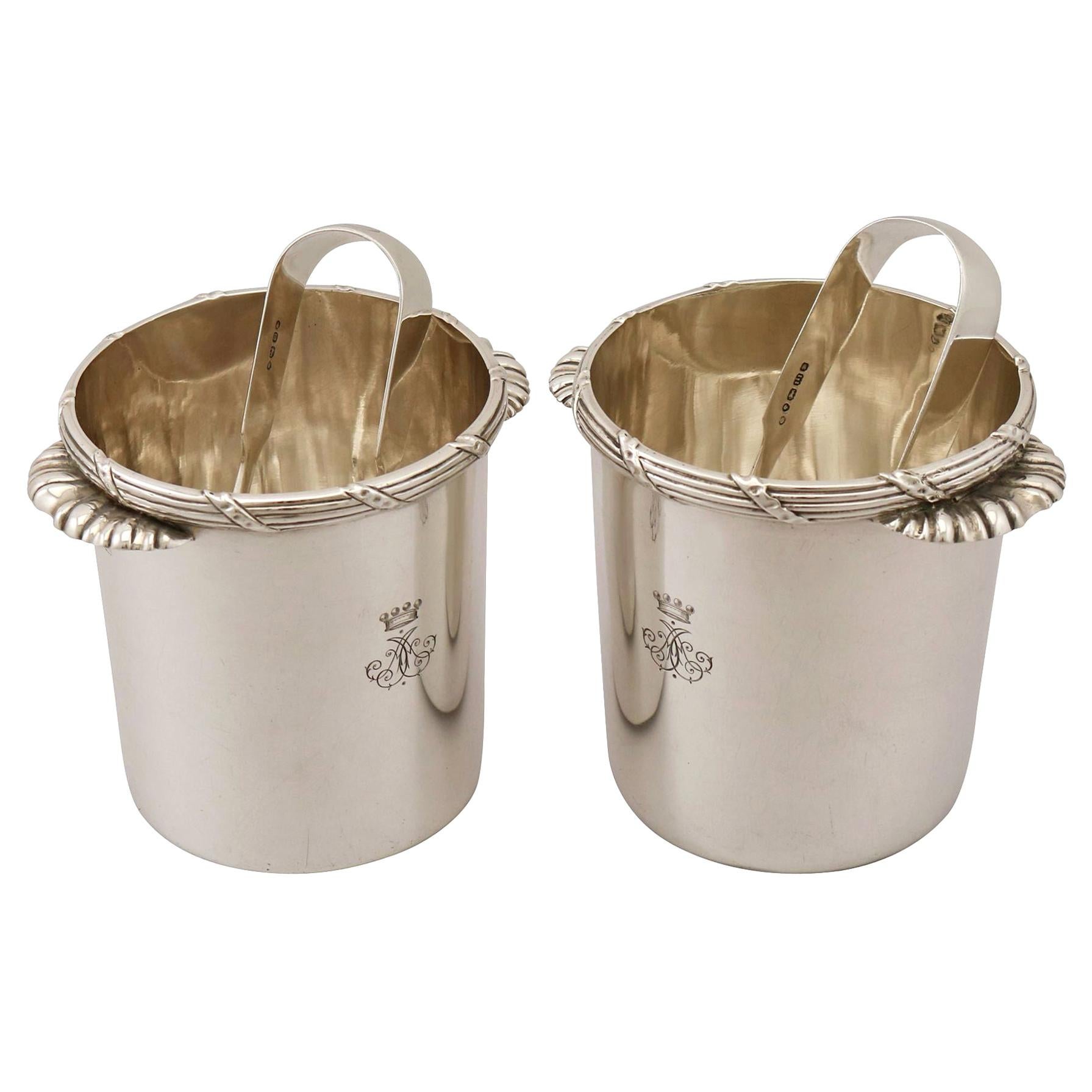 Antique Victorian Silver Plate Ice Pail Bucket, circa 1880 at 1stDibs