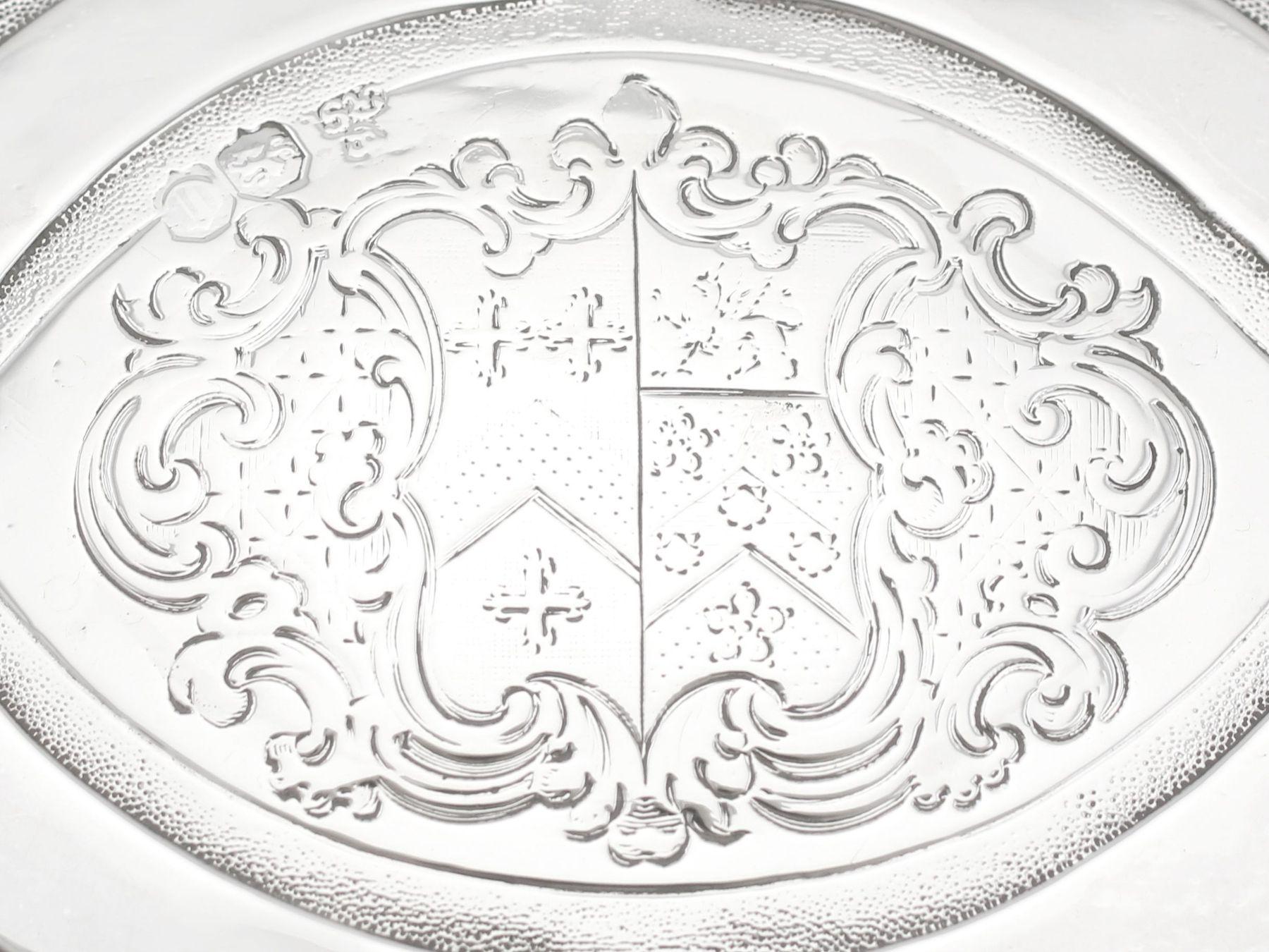 Antique Victorian Sterling Silver Jewellery Casket, 1838 8