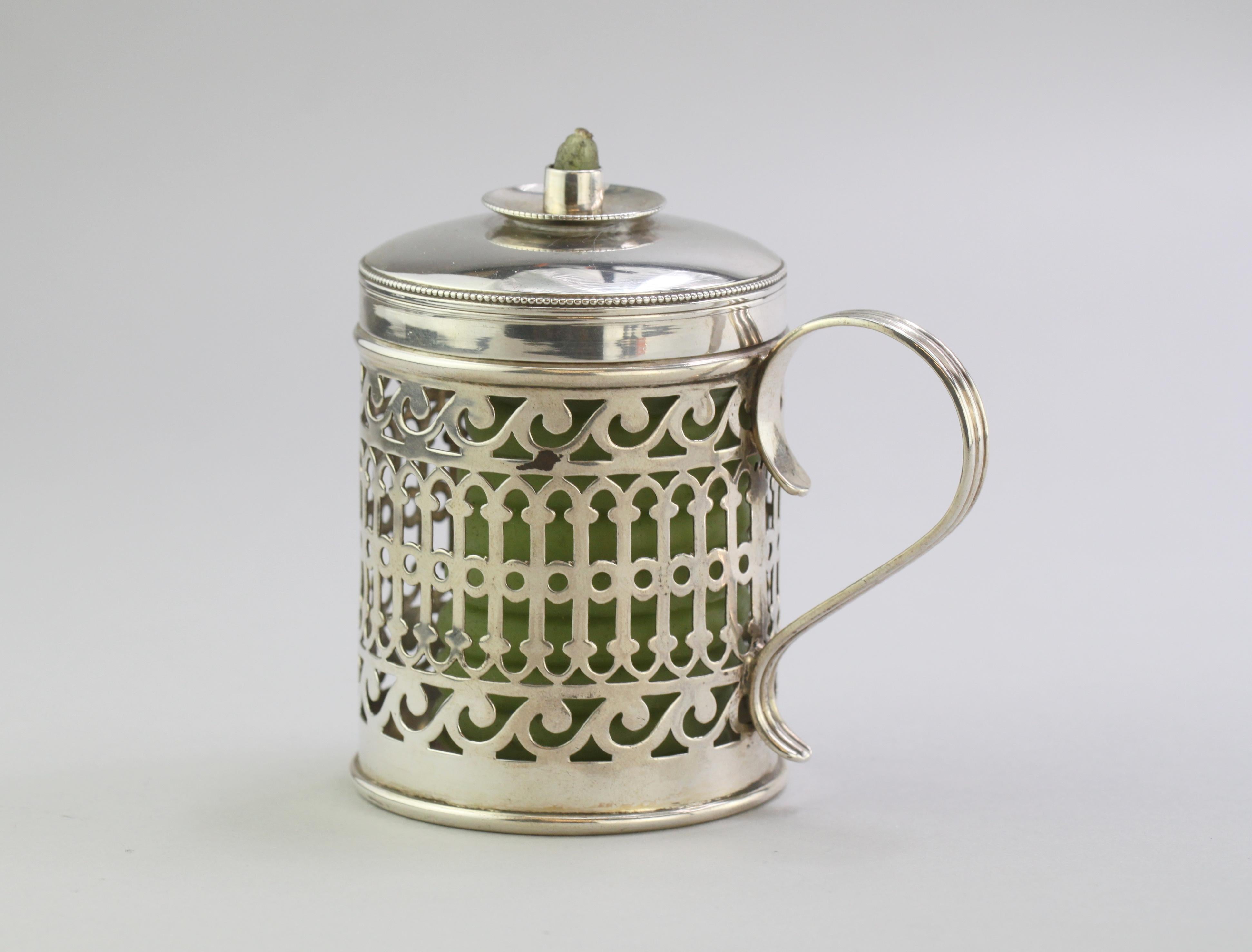 Late 19th Century Antique Victorian Sterling Silver Lighter / Candleholder, James Dixon & Sons Lt