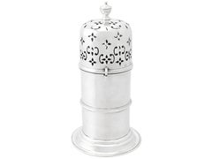 Antiker viktorianischer Zuckerguss aus Sterlingsilber im Lighthouse-Stil