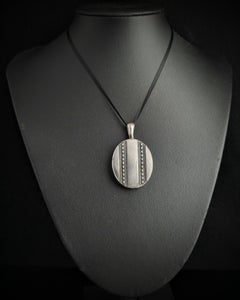 Antique Victorian sterling silver locket pendant