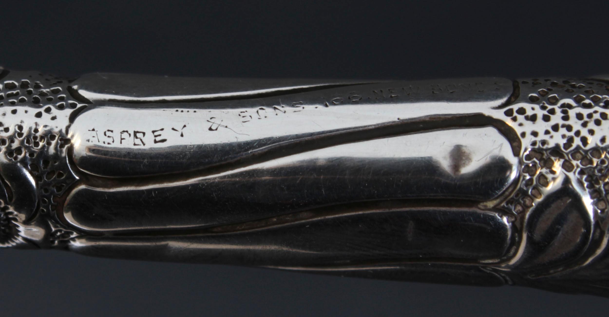 Antique Victorian Sterling Silver Magnifying Glass by Asprey 19th Century 7