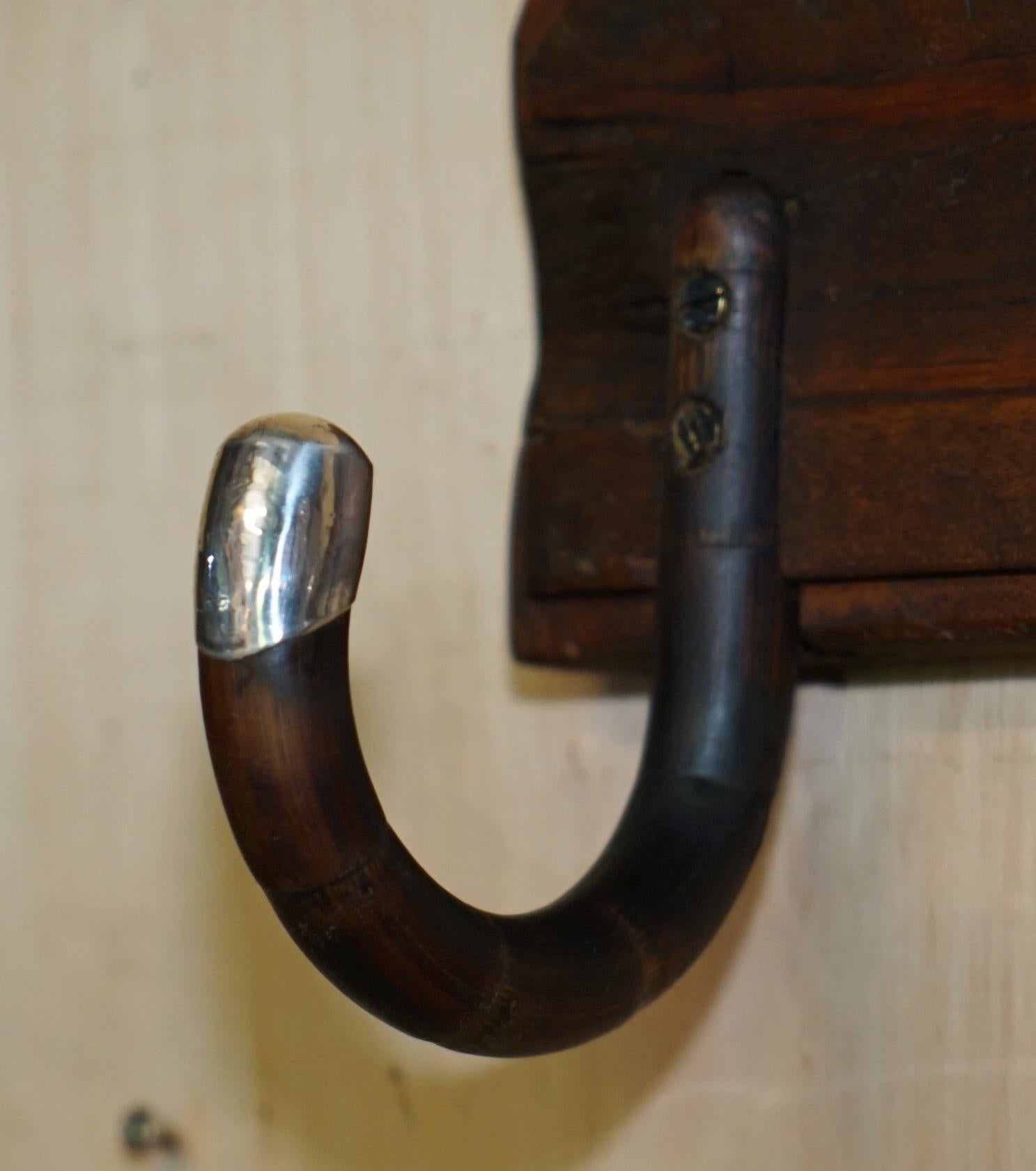 perchero antiguo de plata de ley viCTORIANO con montura de plata de LONDRES Victoriano en venta