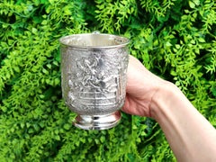 Antique Victorian Sterling Silver Mug