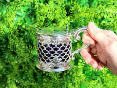 Antique Victorian Sterling Silver Mustard Pot (1841)