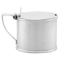 Antique Victorian Sterling Silver Mustard Pot (1859)