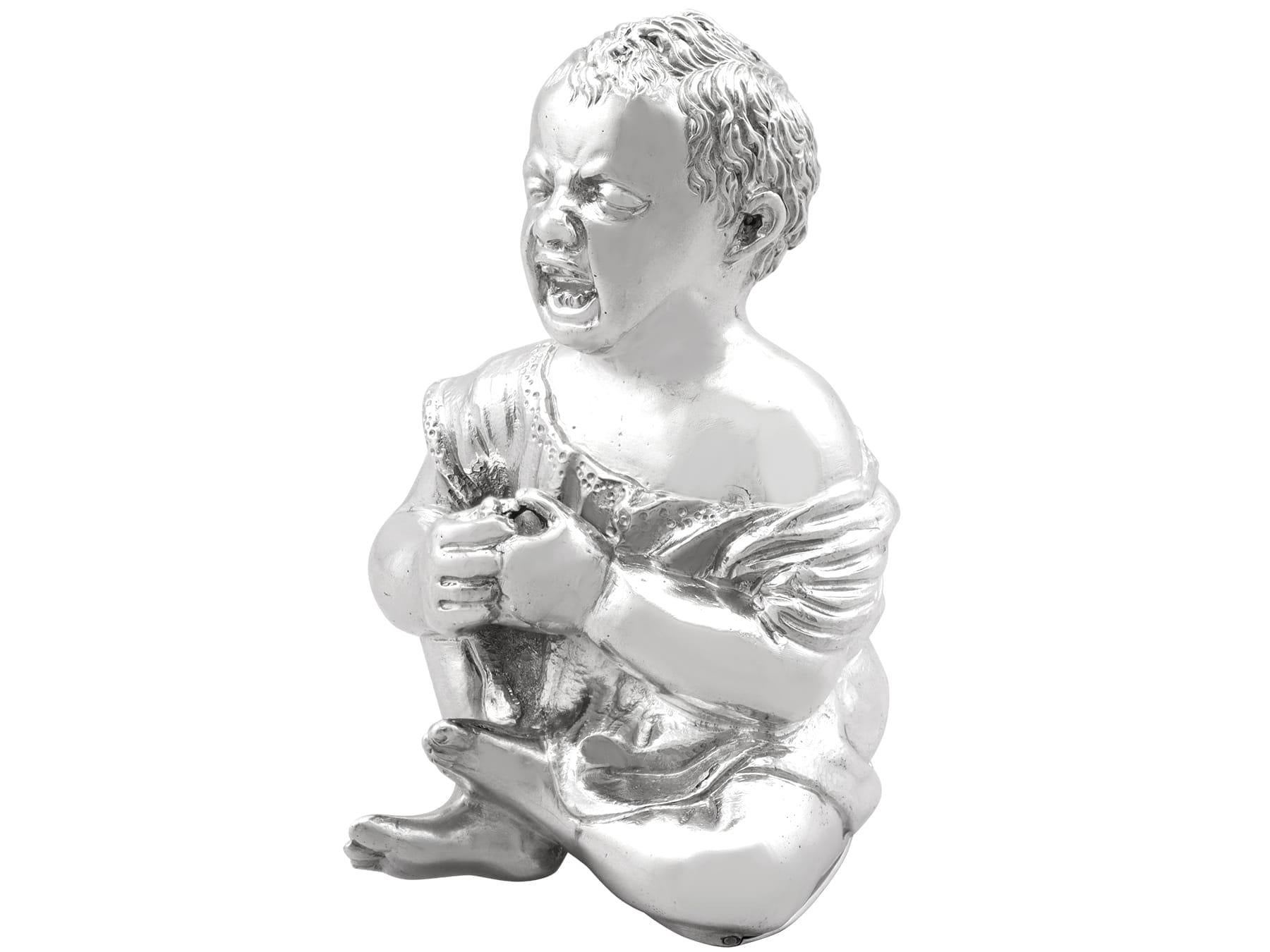 Antico peperone vittoriano in argento Sterling (1886) in vendita 4