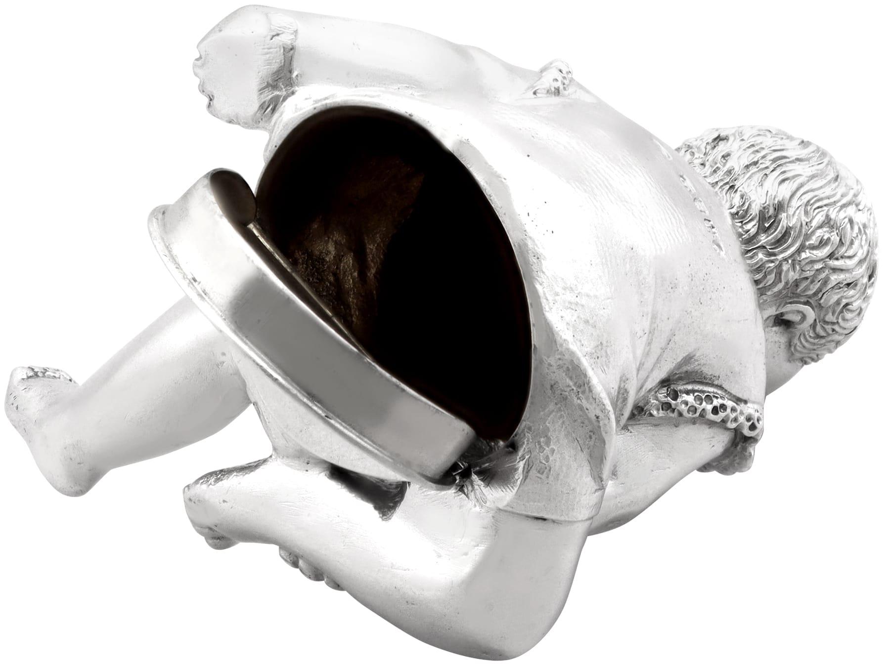 Antico peperone vittoriano in argento Sterling (1886) in vendita 6