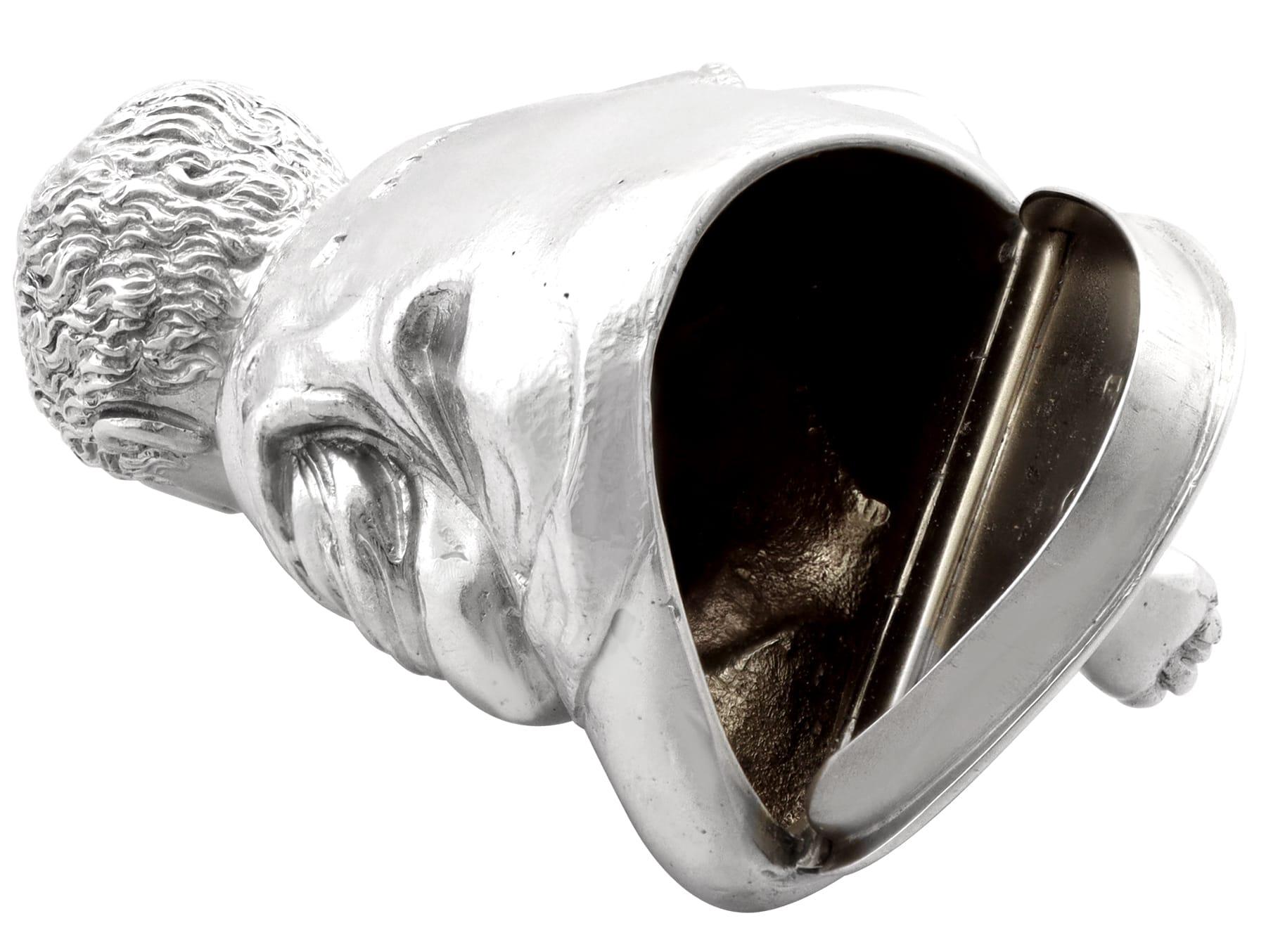 Antico peperone vittoriano in argento Sterling (1886) in vendita 7