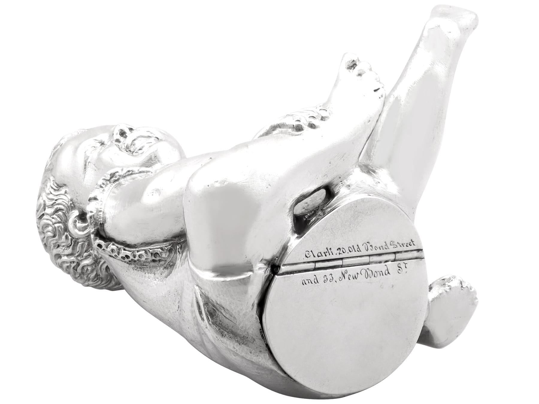 Antico peperone vittoriano in argento Sterling (1886) in vendita 12