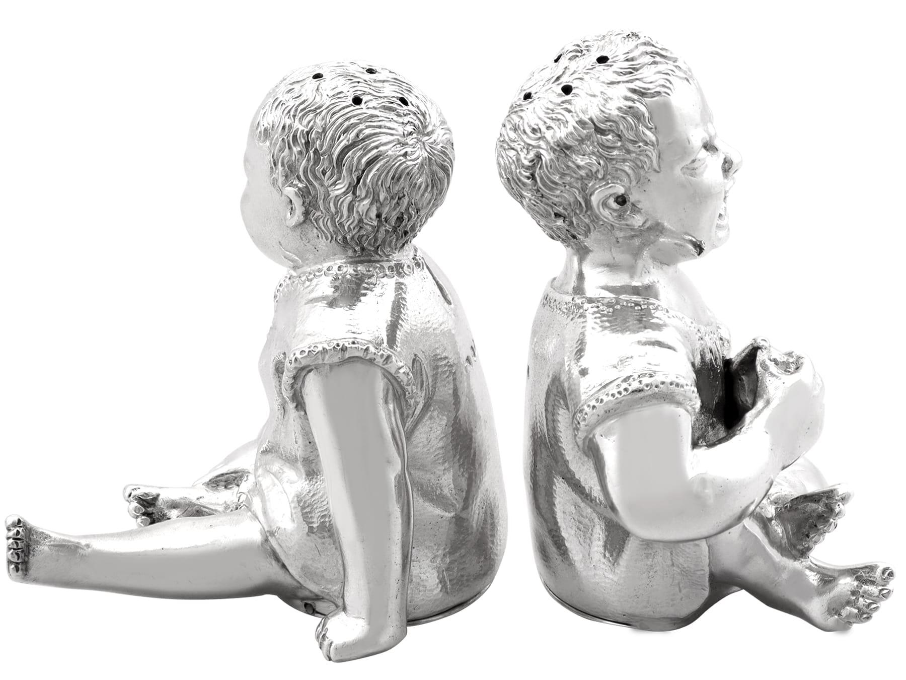 Fine XIX secolo Antico peperone vittoriano in argento Sterling (1886) in vendita