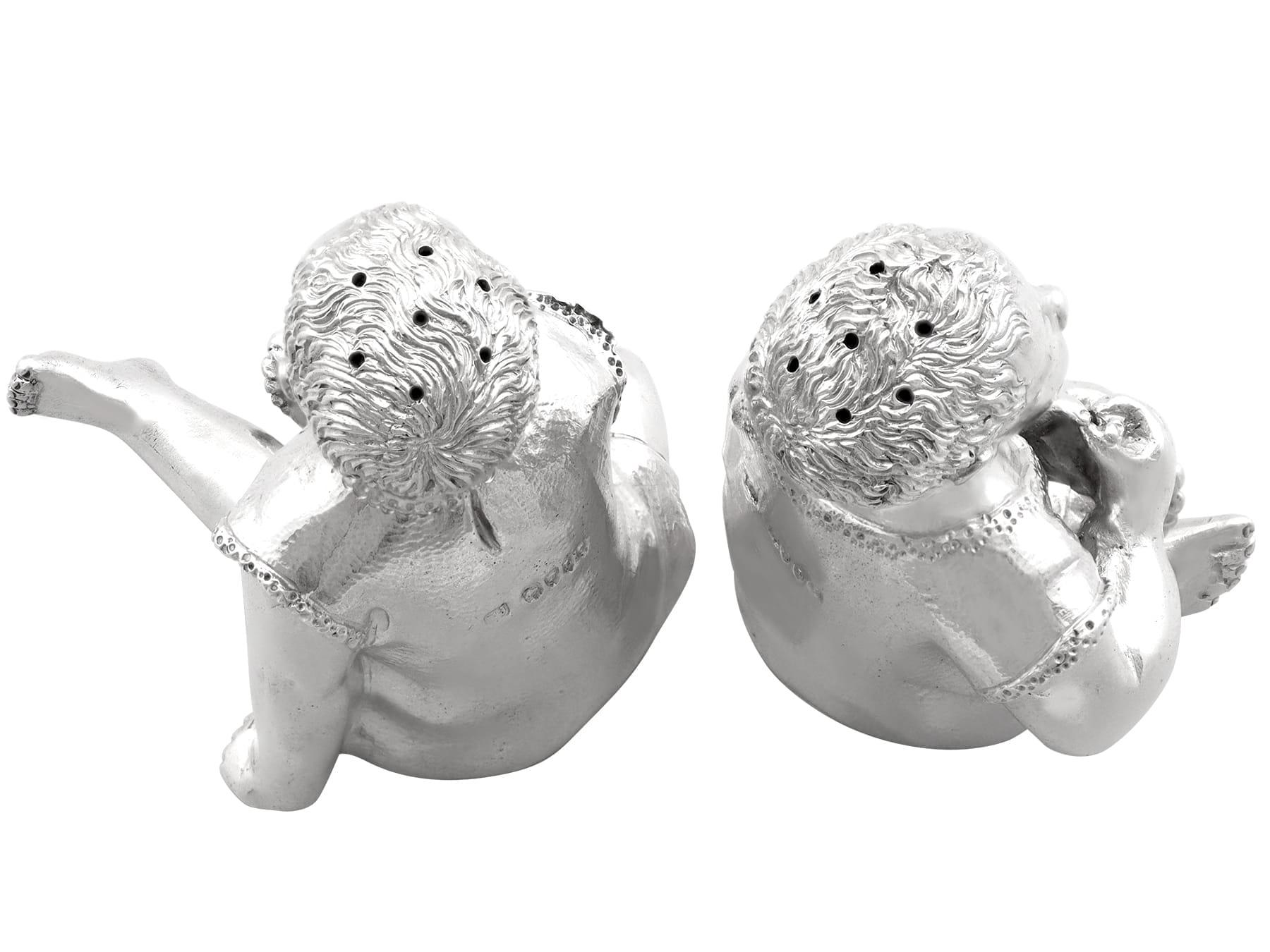 Argento 925 Antico peperone vittoriano in argento Sterling (1886) in vendita