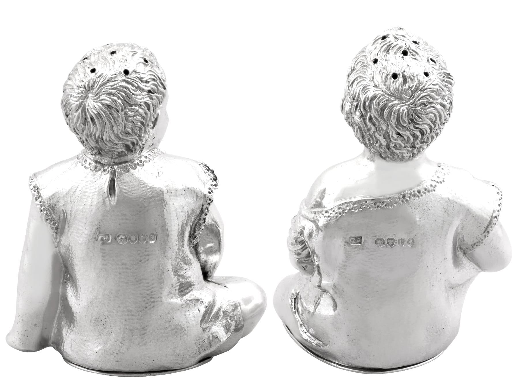 Antico peperone vittoriano in argento Sterling (1886) in vendita 1