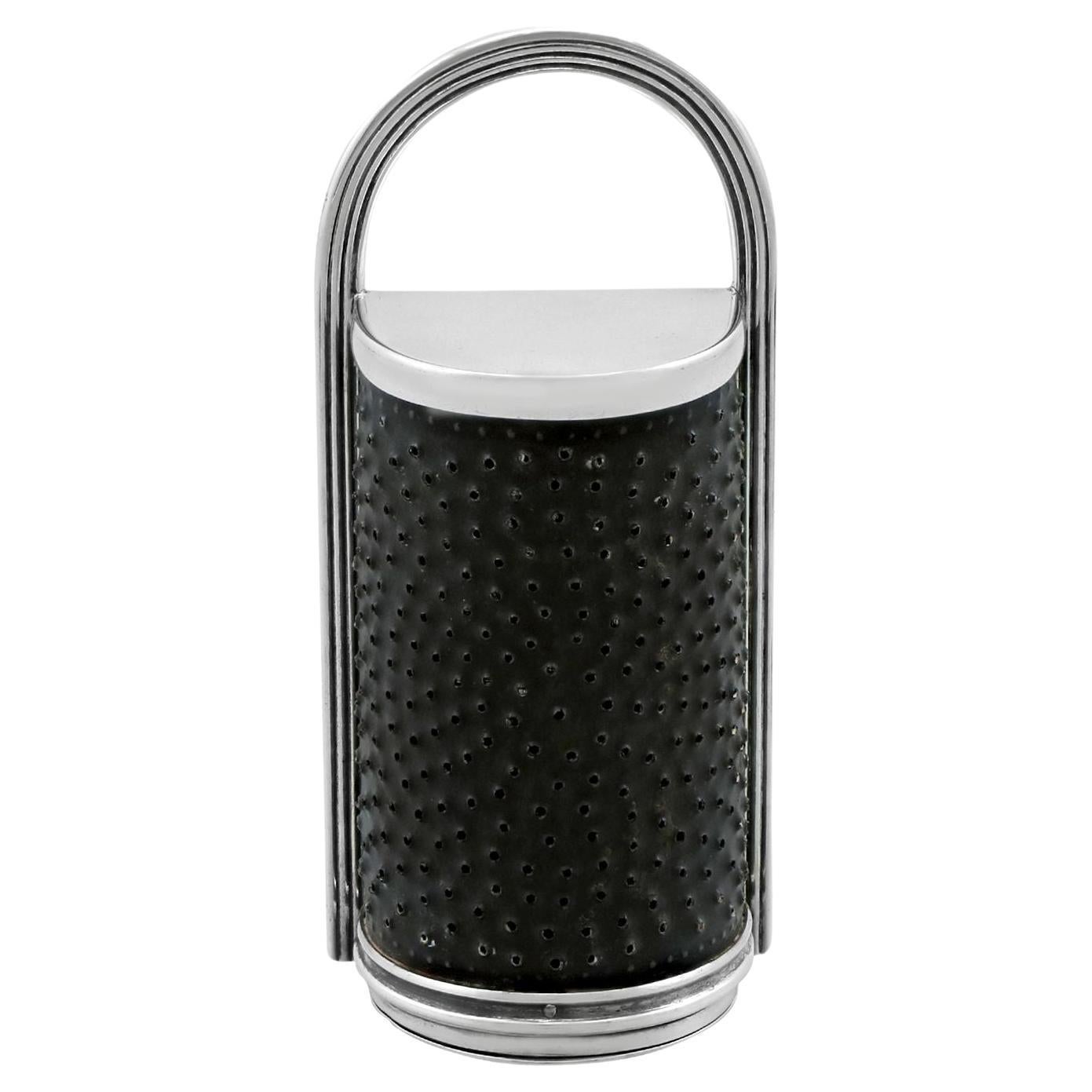 Antique Victorian Sterling Silver Nutmeg Grater at 1stDibs