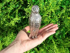 Victorian Sterling Silver Owl Pepperettes Set