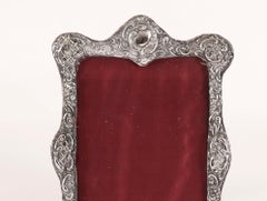 Antique Victorian Sterling Silver Photo Frame Dated 1905 19cm x 13cm