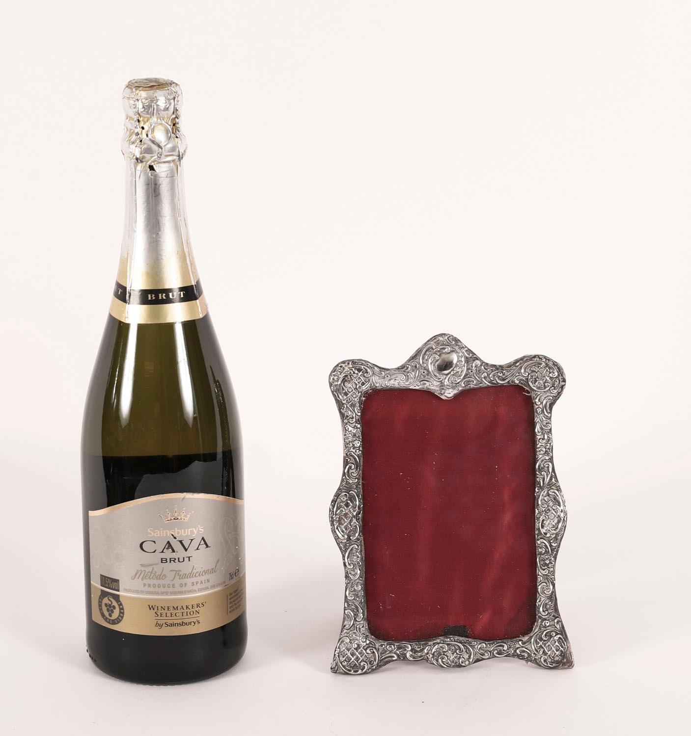 Argent Cadre photo victorien ancien en argent sterling daté de 1905 19cm x 13cm en vente