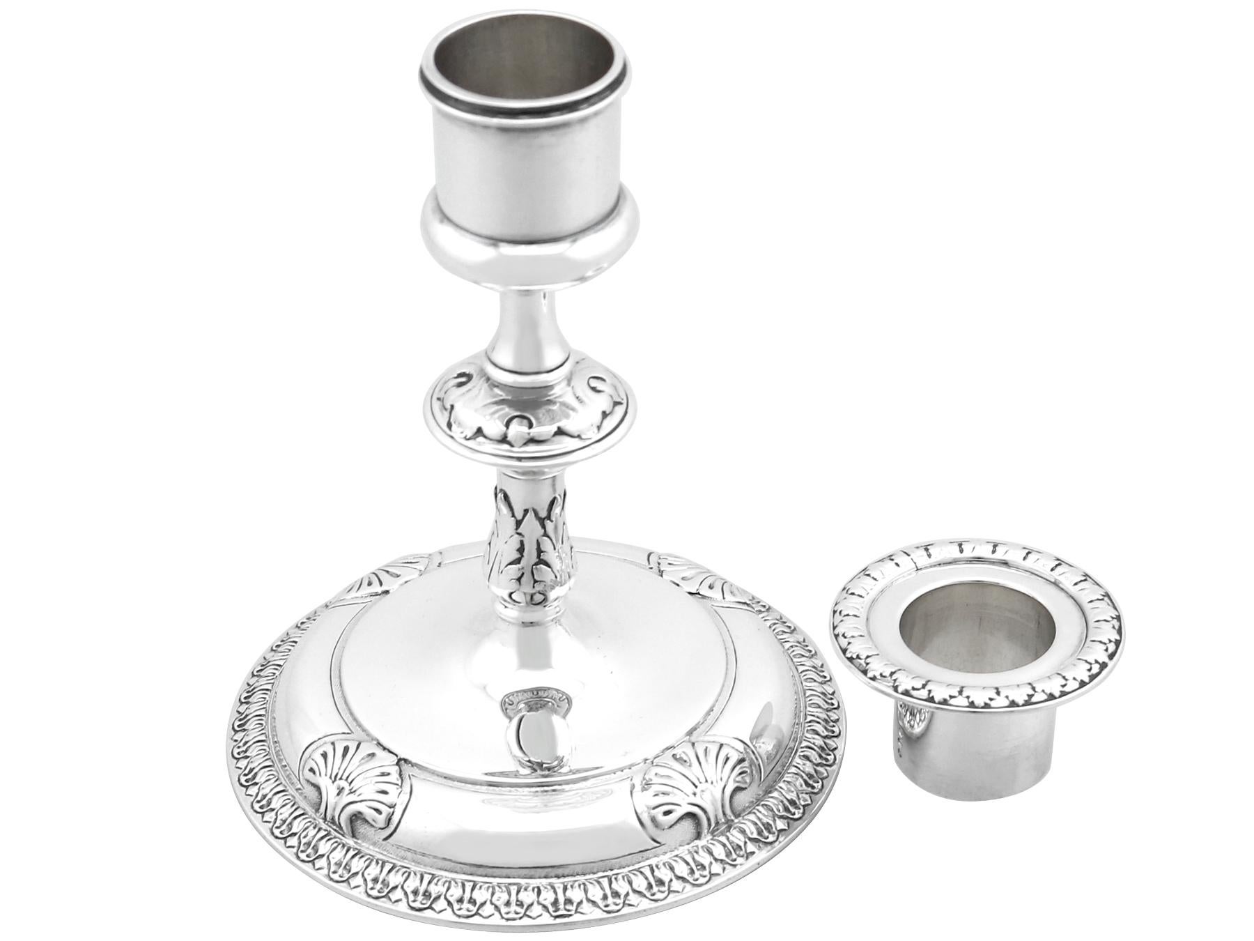 Antique Victorian Sterling Silver Piano Candle Holders In Excellent Condition For Sale In Jesmond, Newcastle Upon Tyne