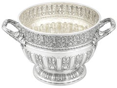 Antique Victorian Sterling Silver Presentation Bowl by Mappin & Webb