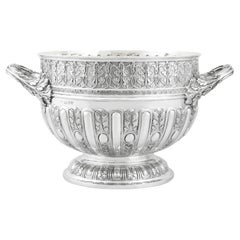Antique Victorian Sterling Silver Presentation Bowl by Mappin & Webb
