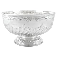 Antique Victorian Sterling Silver Presentation Bowl