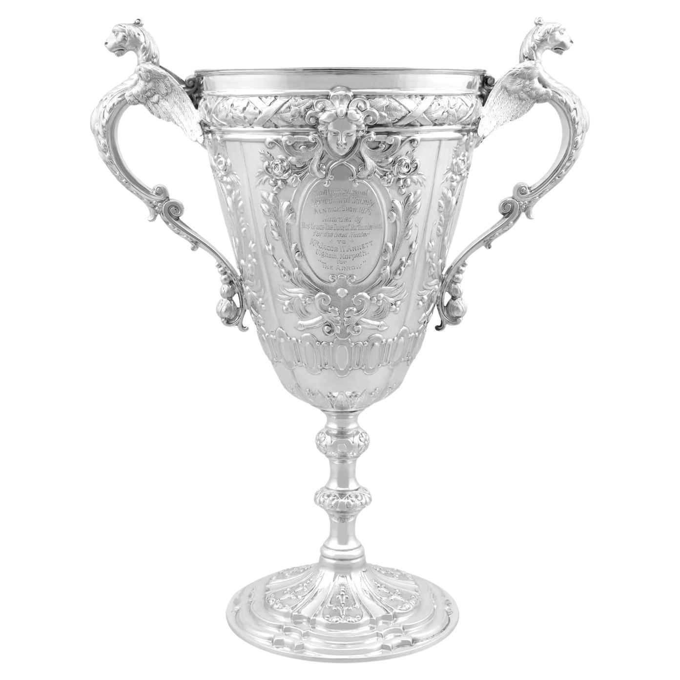 Antique Victorian Sterling Silver Presentation Cup (1873)