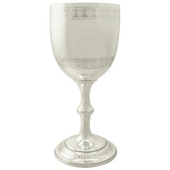 Antique Victorian Sterling Silver Presentation Cup