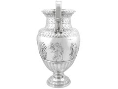 Antique Victorian Sterling Silver Presentation Vase / Centrepiece