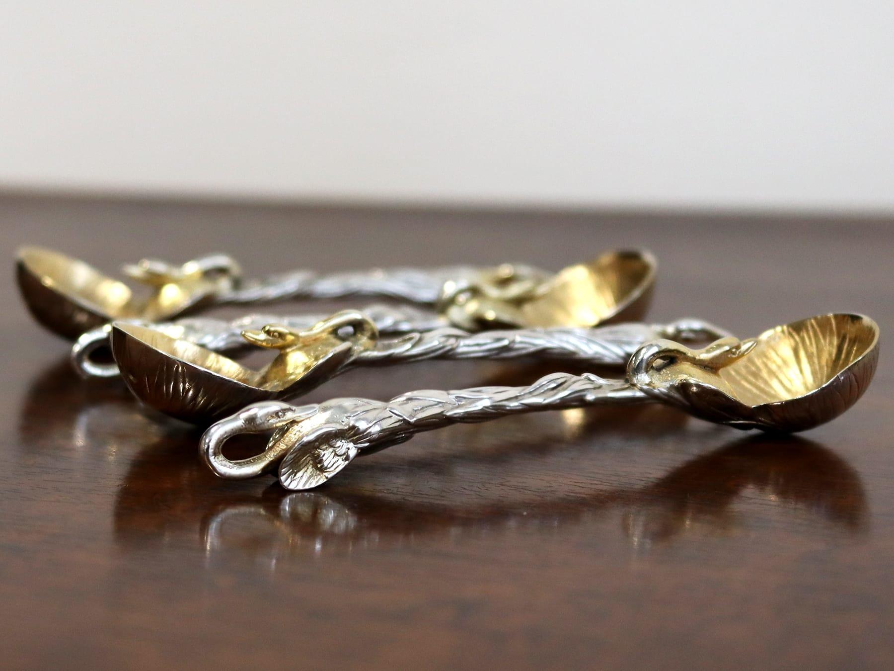 Antique Victorian Sterling Silver Salt Spoons In Excellent Condition For Sale In Jesmond, Newcastle Upon Tyne