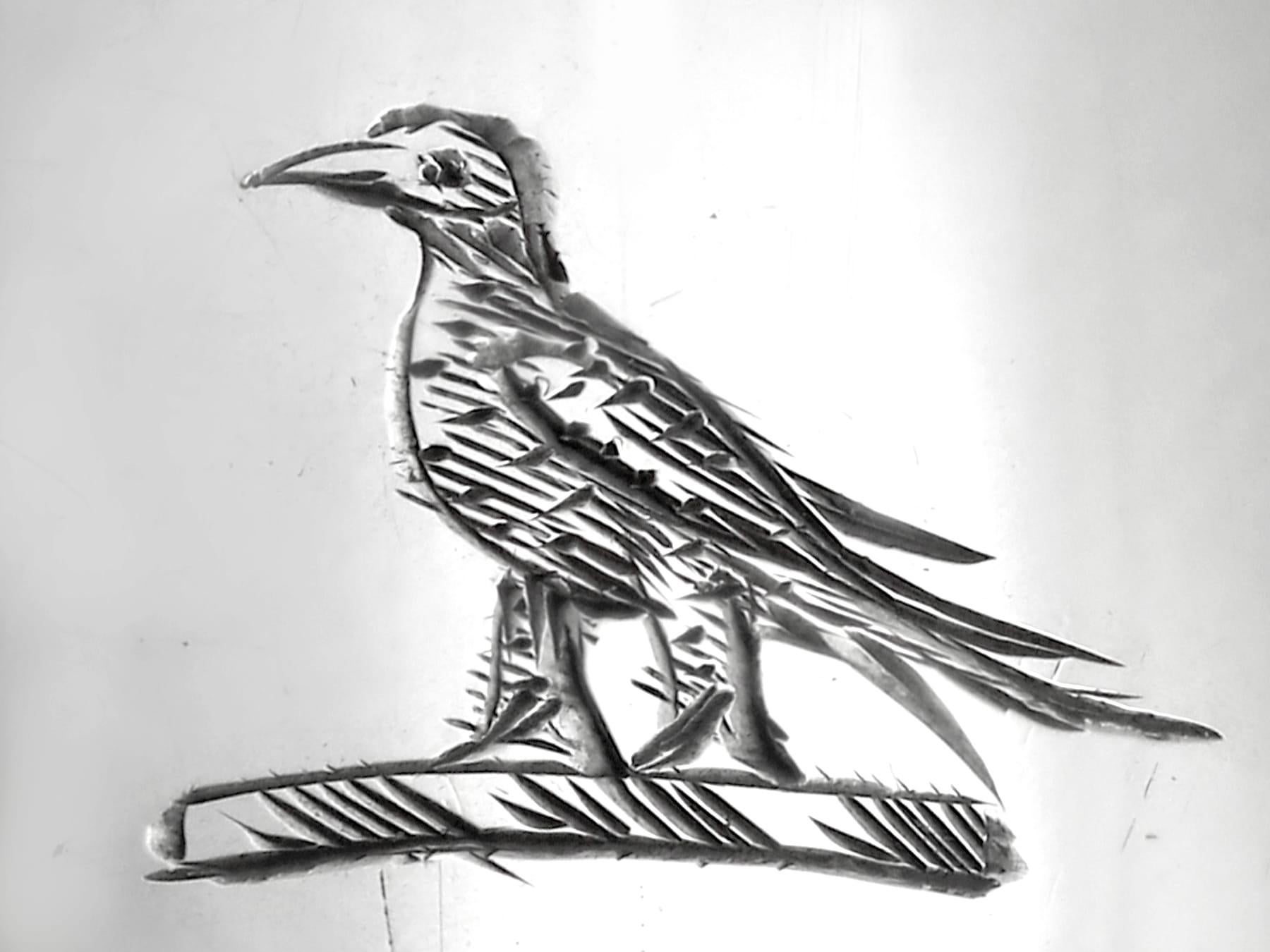 Ancienne flasque parfumée victorienne en argent sterling (1889) en vente 5