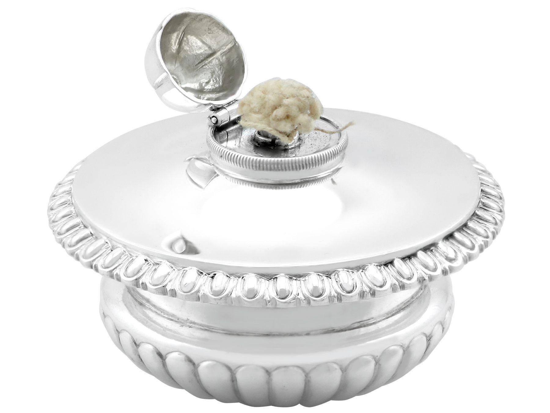 Victorian Sterling Silver Spirit Kettle For Sale 5
