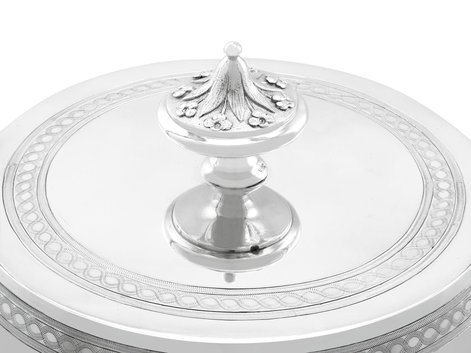 Victorian Sterling Silver Spirit Kettle For Sale 8
