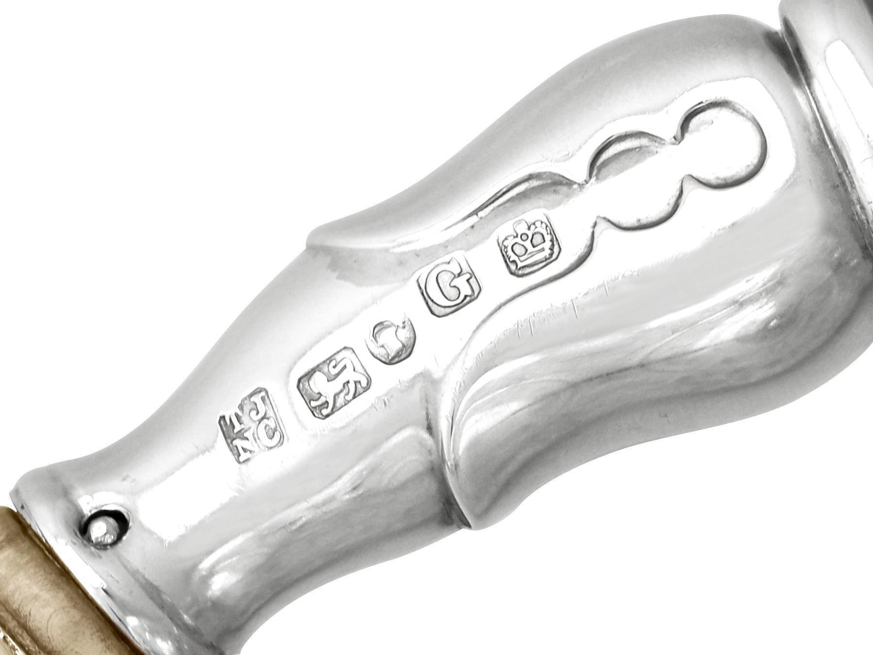 Bollitore vittoriano in argento sterling in vendita 9