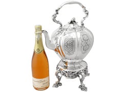 Antique Victorian Sterling Silver Spirit Kettle