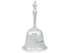 Antique Victorian Sterling Silver Table Bell