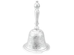 Antique Victorian Sterling Silver Table Bell