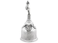 Antique Victorian Sterling Silver Table Bell