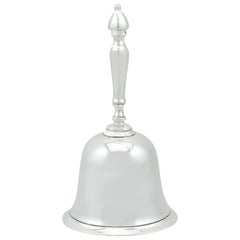 Antique Victorian Sterling Silver Table Bell