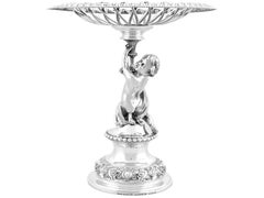 Antique Victorian Sterling Silver Tazza